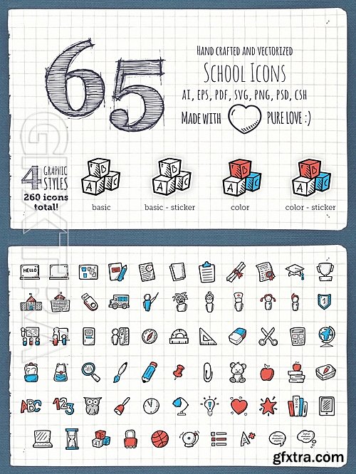 CM - School - Hand Drawn Icons 715087