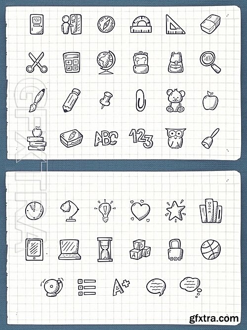 CM - School - Hand Drawn Icons 715087