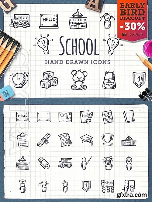 CM - School - Hand Drawn Icons 715087