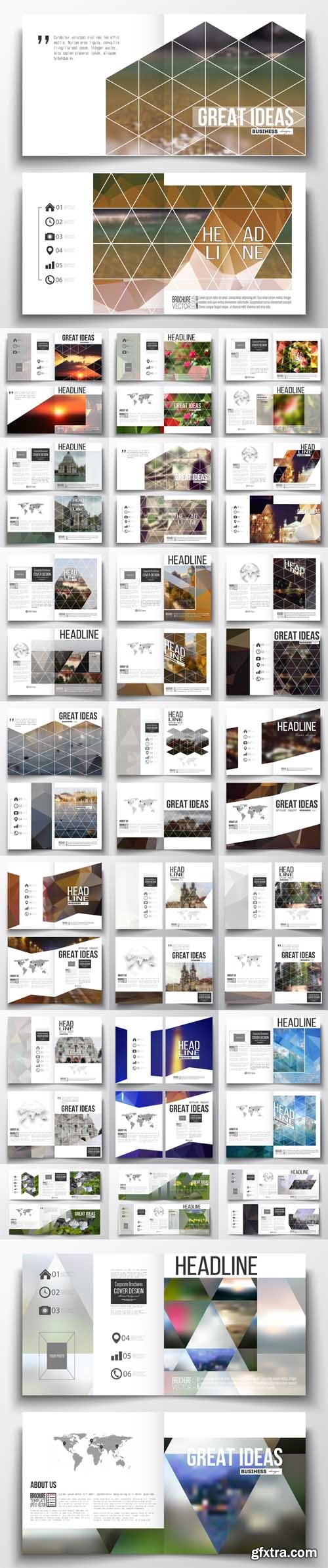 24 Business Templates for Brochure Magazine Flyer Booklet