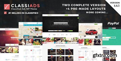 ThemeForest - Classiads v3.5.1 - Classified Ads WordPress Theme - 8625840