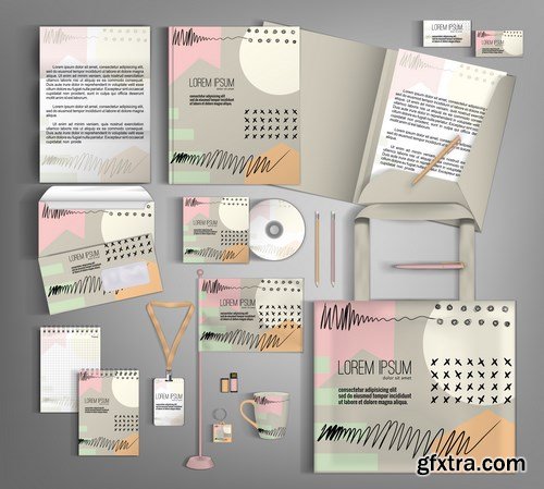 Corporate Identity Templates & Brochures 2 - 15xEPS