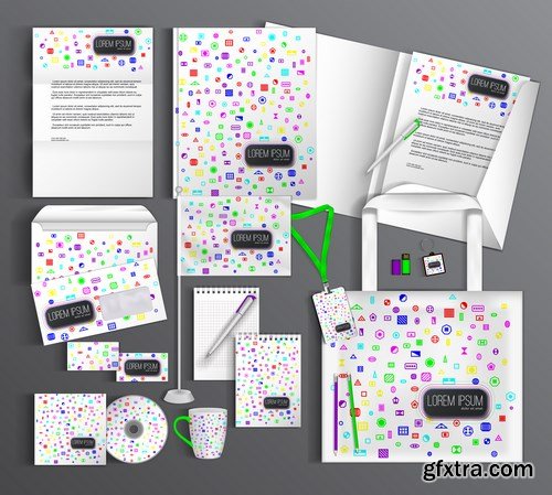 Corporate Identity Templates & Brochures 2 - 15xEPS