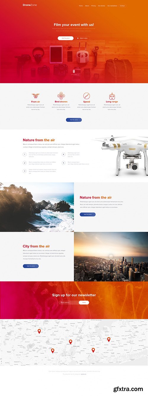 PSD Web Template - DroneZone