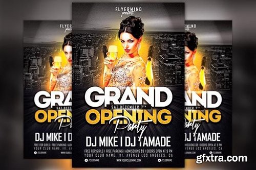 PSD Flyer - Grand Opening Party