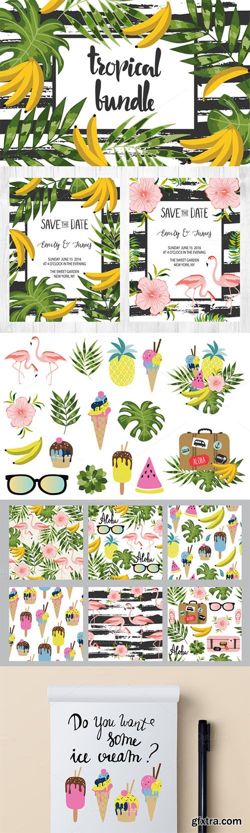 Amazing Tropical Bundle for decor - CM 315452