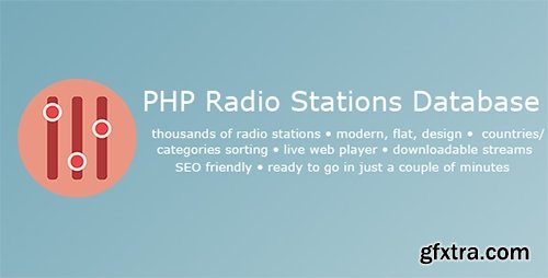 CodeCanyon - PHP Radio Stations Database v1.4 - 5163761