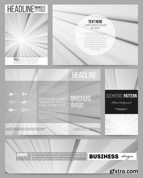 Set of Business Templates, Brochure, Magazine, Flyer & Booklet 3 - 25xEPS