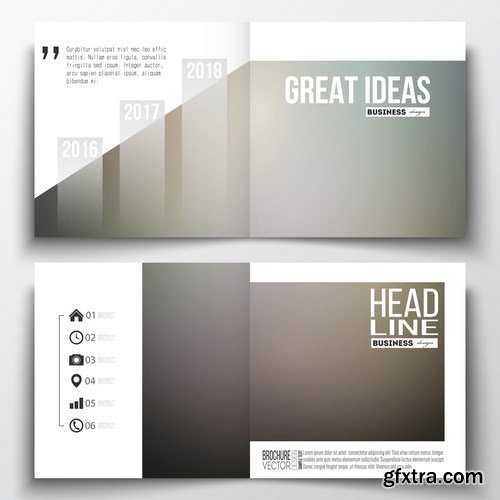 Set of Business Templates, Brochure, Magazine, Flyer & Booklet 3 - 25xEPS