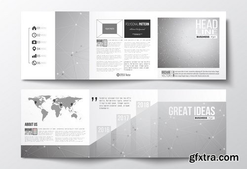 Set of Business Templates, Brochure, Magazine, Flyer & Booklet 3 - 25xEPS