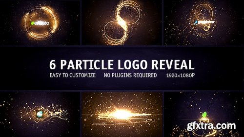 Videohive Particle Logo Reveal Pack 6in1 13977876