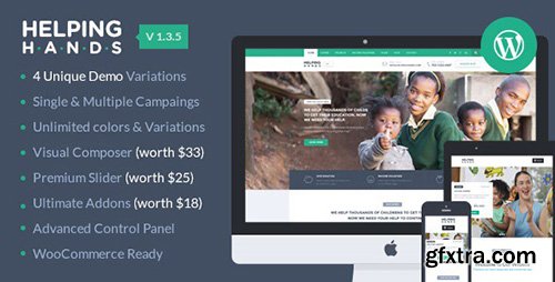 ThemeForest - HelpingHands v1.3.5 - Charity/Fundraising WordPress Theme - 12832860