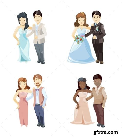 GraphicRiver - Wedding Couples - 16055087