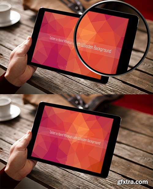 PSD Mock-Up - Tablet in Hand