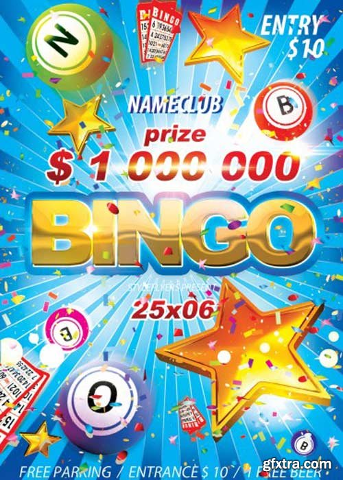 Bingo V4 PSD Flyer Template