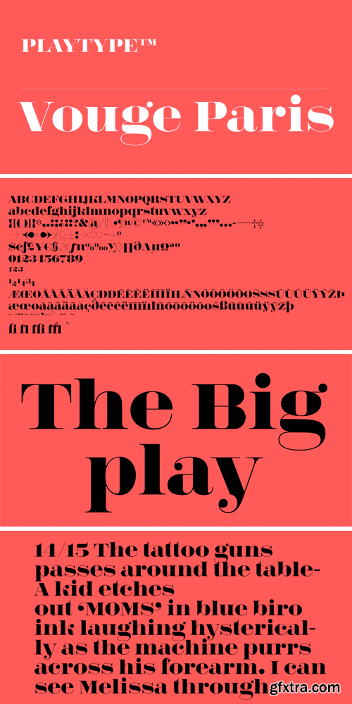 Vogue Paris Font