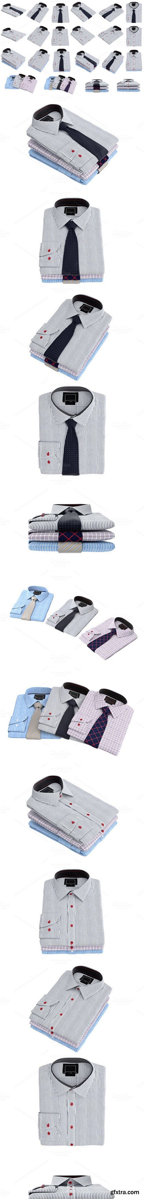 CM - Set classic shirts, isolated 729892