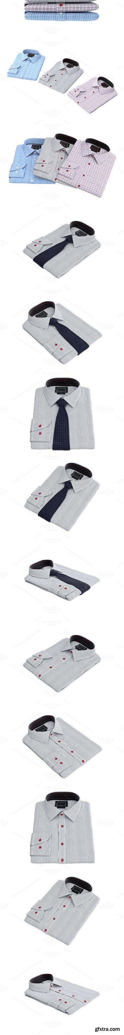 CM - Set classic shirts, isolated 729892