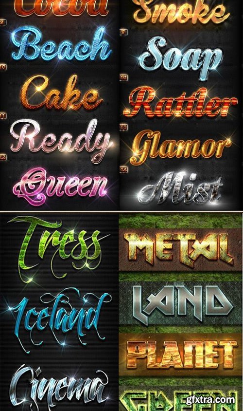 Graphicriver 128 Super Bundle Text Styles 13784521