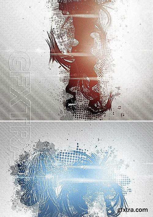 GraphicRiver - Abstract dots Photoshop Action 16540741