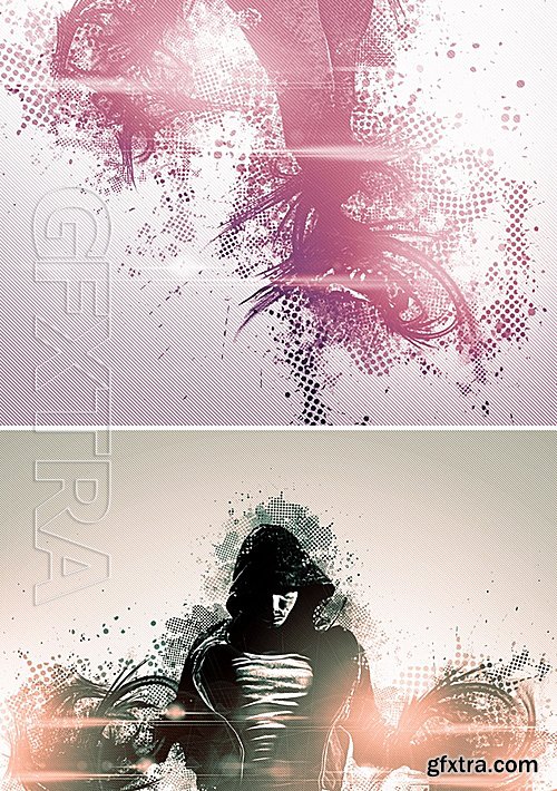 GraphicRiver - Abstract dots Photoshop Action 16540741