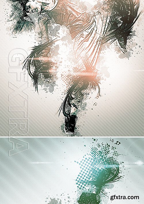 GraphicRiver - Abstract dots Photoshop Action 16540741