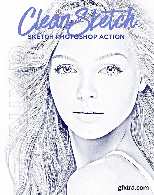 GraphicRiver - Clean Sketch - Sketch Photoshop Action 16504731