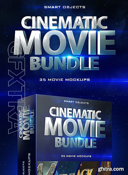 GraphicRiver - Cinematic Movie Mockups Bundle 16566583