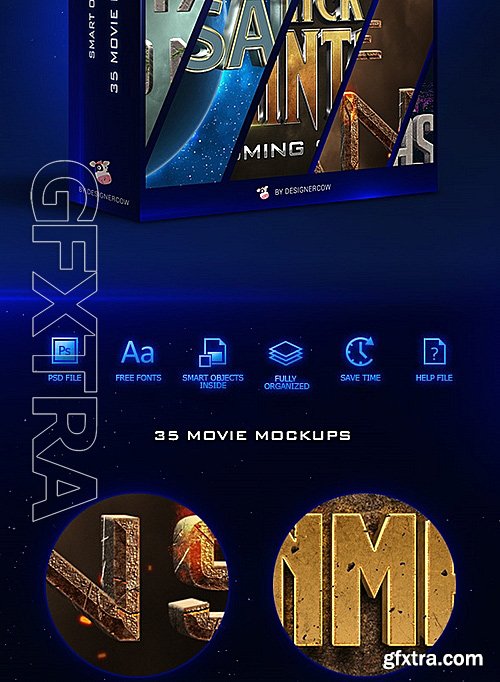 GraphicRiver - Cinematic Movie Mockups Bundle 16566583