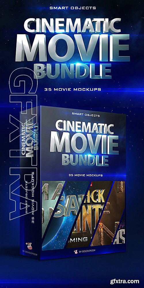 GraphicRiver - Cinematic Movie Mockups Bundle 16566583