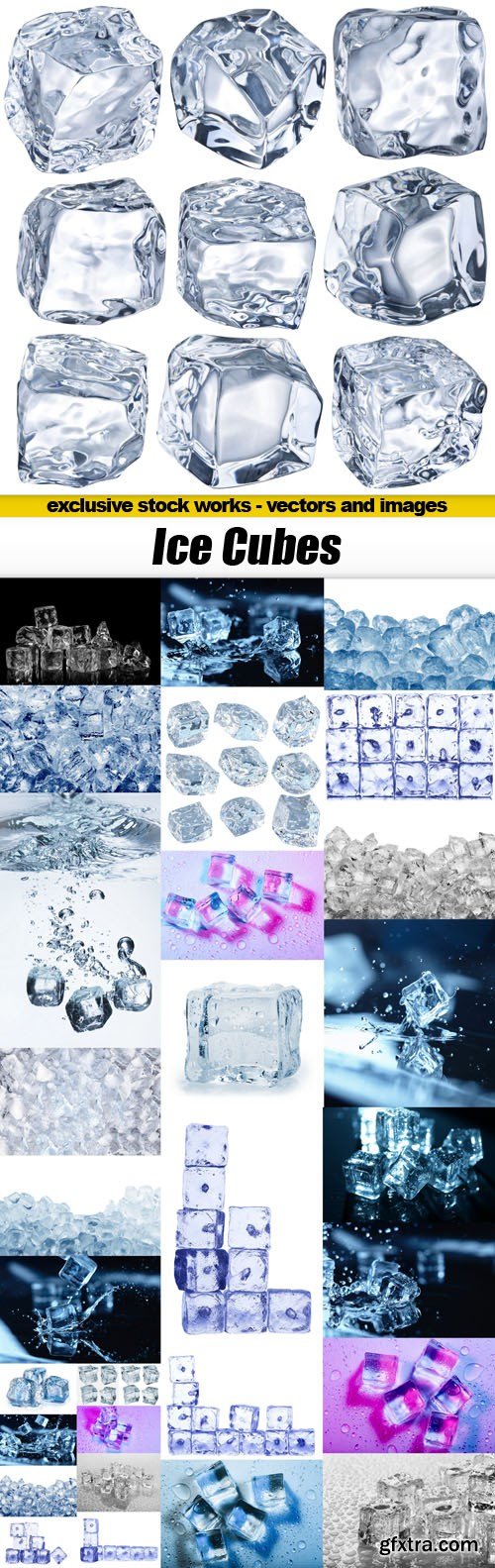 Ice Cubes - 30xUHQ JPEG