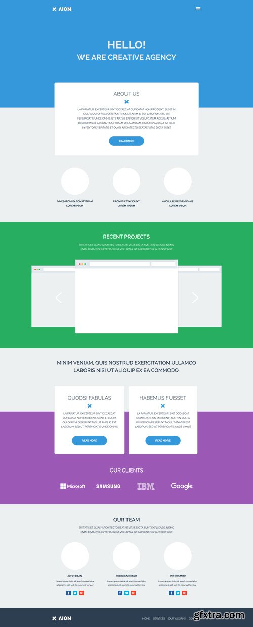 PSD Web Template - Aion