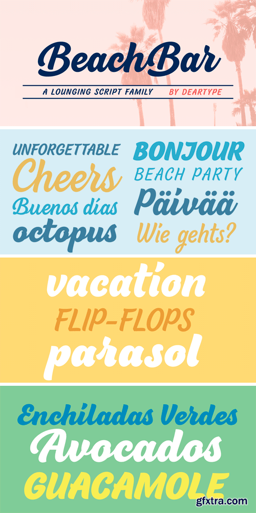 BeachBar Font Family