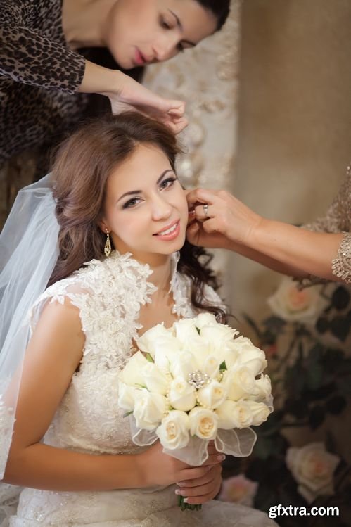 Beautiful Bride with bouquet