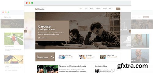 JoomShaper - Varsita v2.3 - Education Joomla 3.x Template with LMS