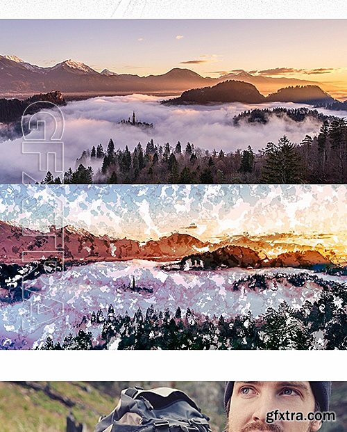 GraphicRiver - Water Painting Photoshop Action 16273705