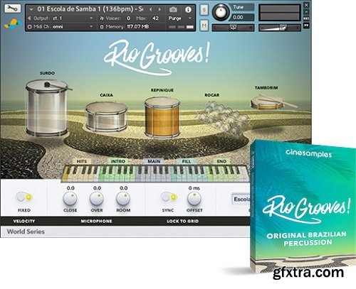 Cinesamples Rio Grooves! KONTAKT-FANTASTiC