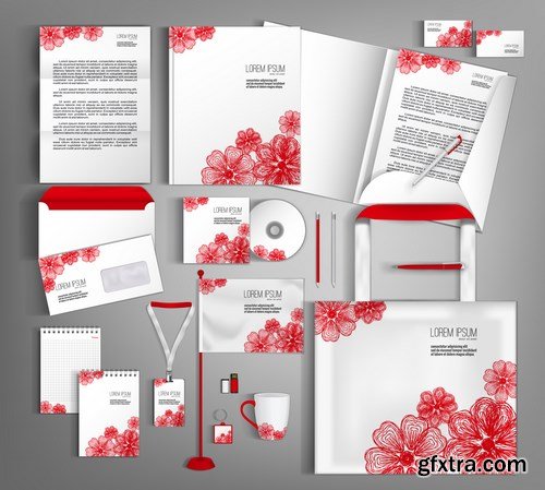 Corporate Identity Templates & Brochures 3 - 15xEPS