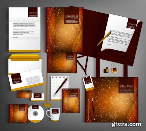 Corporate Identity Templates & Brochures 3 - 15xEPS