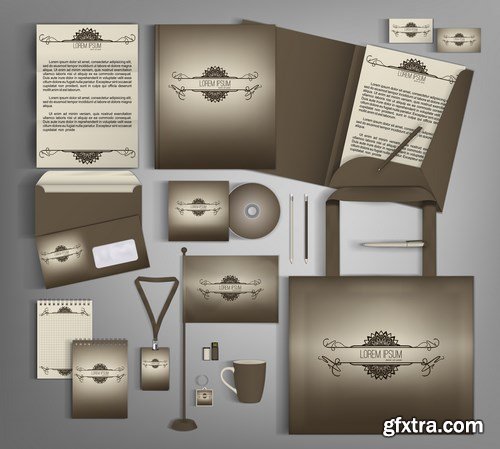 Corporate Identity Templates & Brochures 3 - 15xEPS