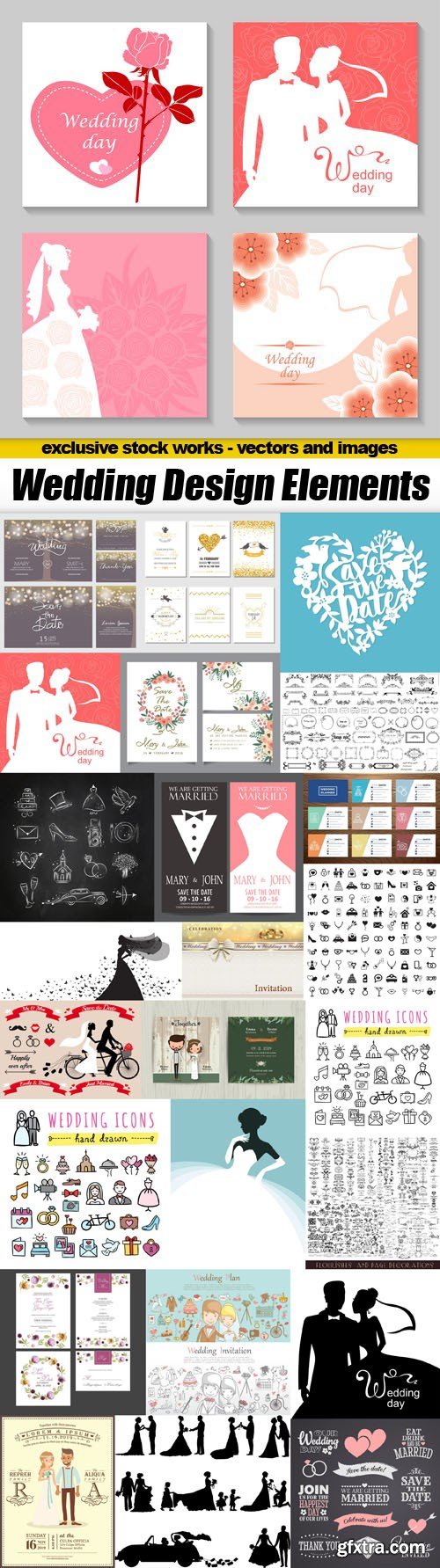 Wedding Design Elements - 25xEPS