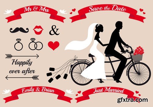 Wedding Design Elements - 25xEPS