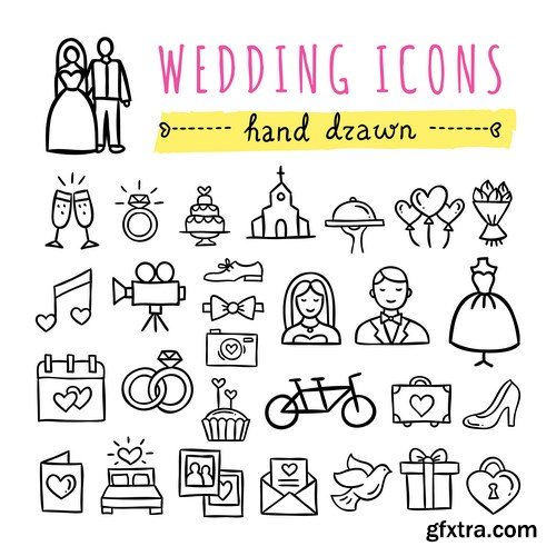 Wedding Design Elements - 25xEPS