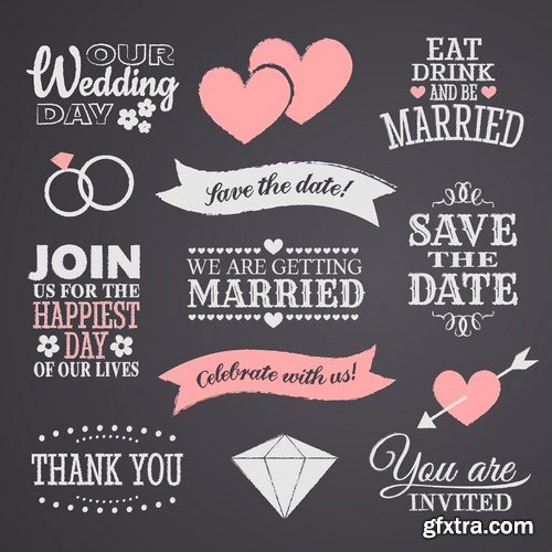 Wedding Design Elements - 25xEPS