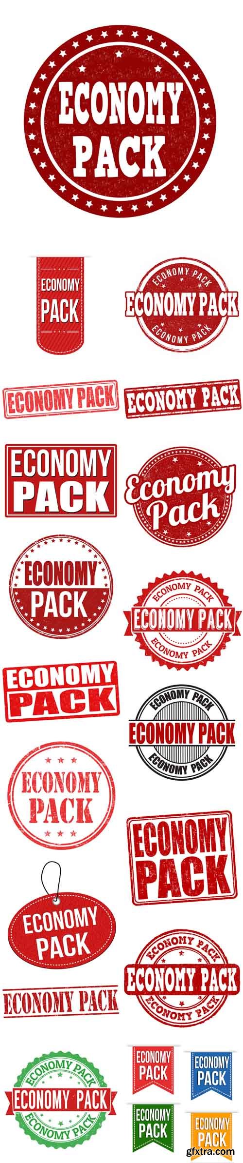 Vector Set - Economy Pack Stamps