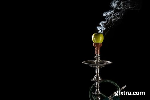 Collection hookah girl woman smokes a pipe fruity smoke 25 HQ Jpeg