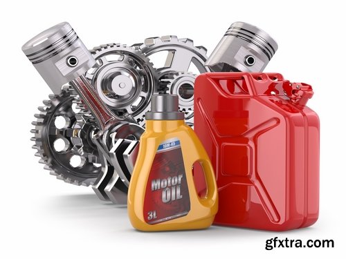 Collection of engine oil lubricant motor vehicle technical services 25 HQ Jpeg