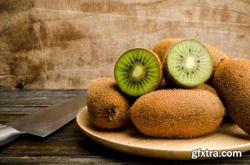 Collection of of kiwi berry plant macro pulp seed 25 HQ Jpeg