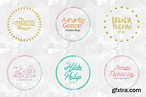 CreativeMarket Feminine Logo Creator 731034