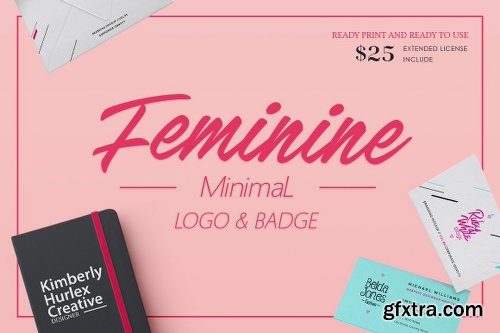 CreativeMarket Feminine Logo Creator 731034